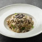 Fresh mushroom medley infused with black truffle oil at Secret Oven restaurant
