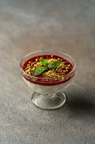 Panna Cotta Mixberries Koh Samui